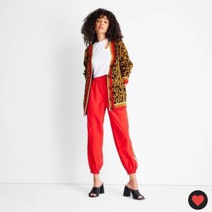 Woman’s plus leopard print varsity cardigan XS - SOLD OUT